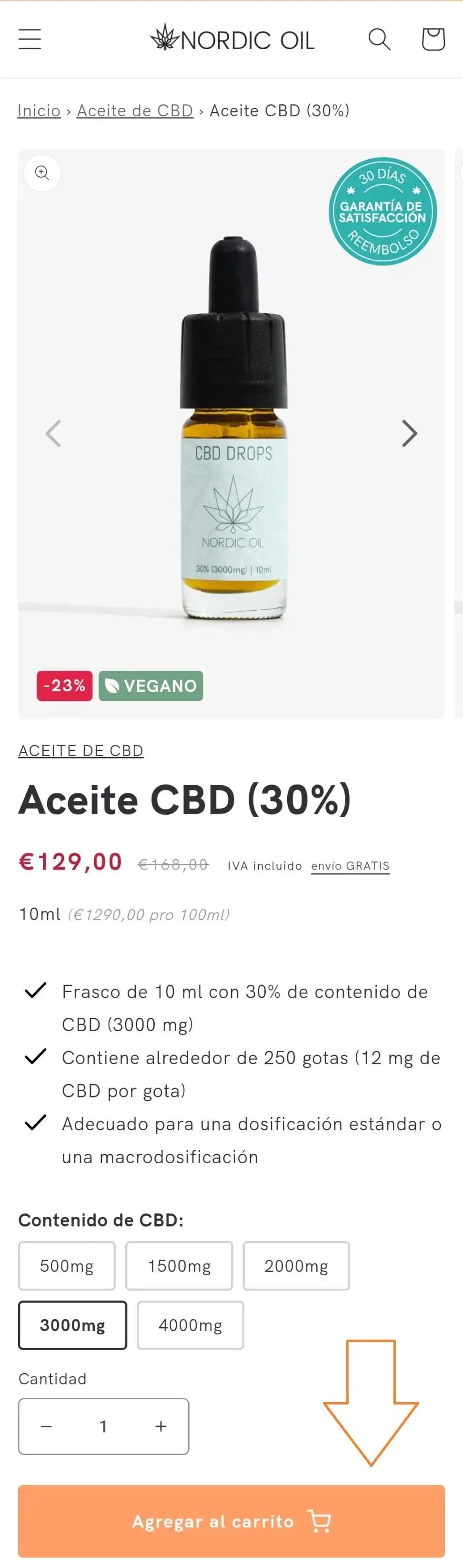 Aceite CBD 30