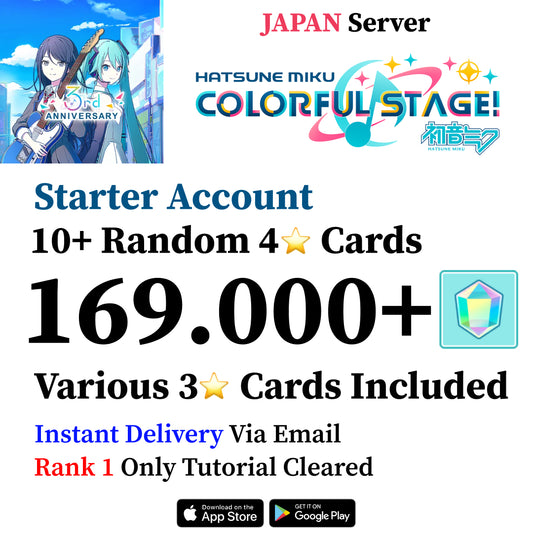 JP] [INSTANT] 182000+ Gems Project Sekai Colorful Stage ft. Hatsune M –  Skye1204 Gaming Shop