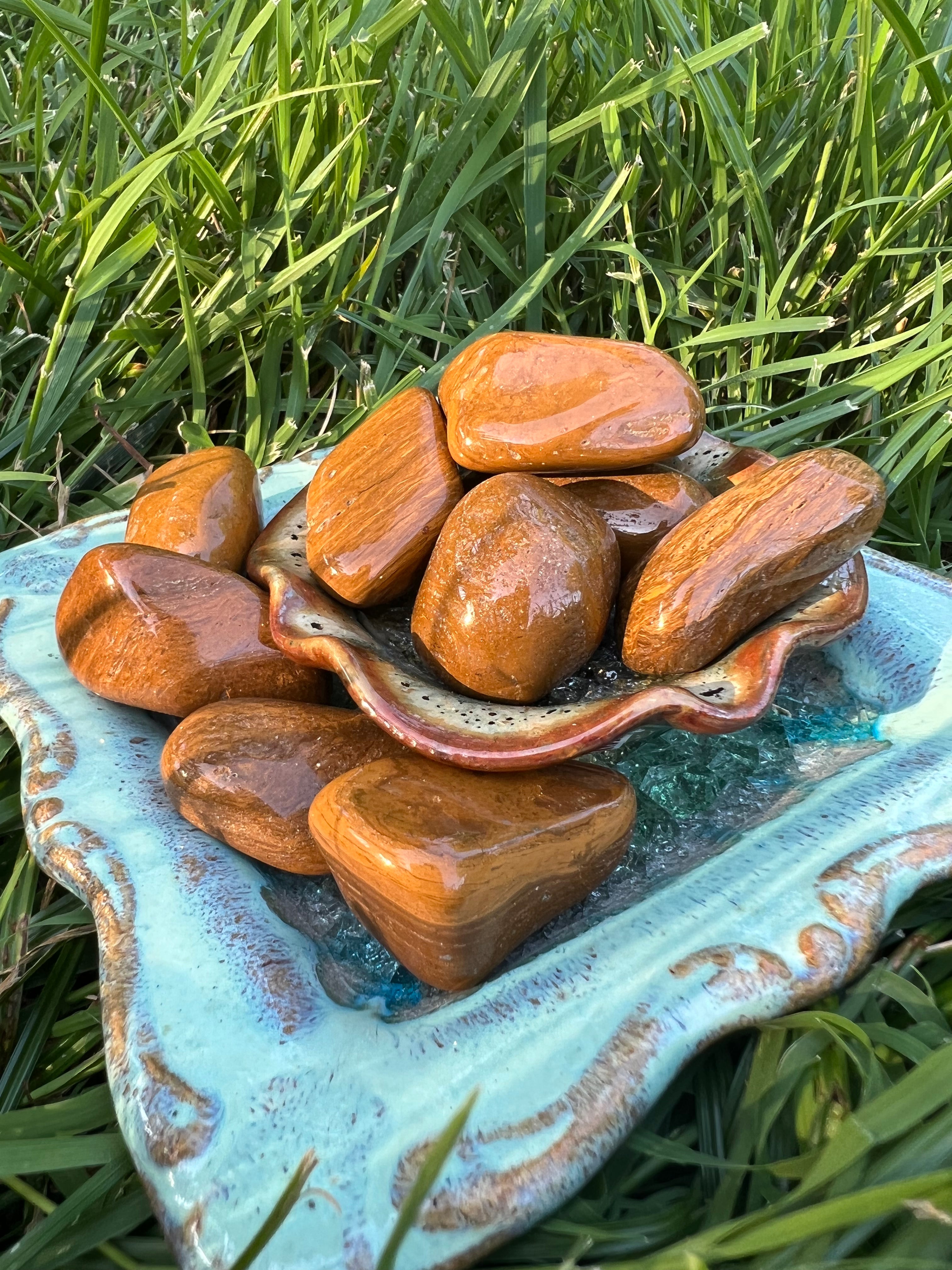 Yellow Jasper Tumbles