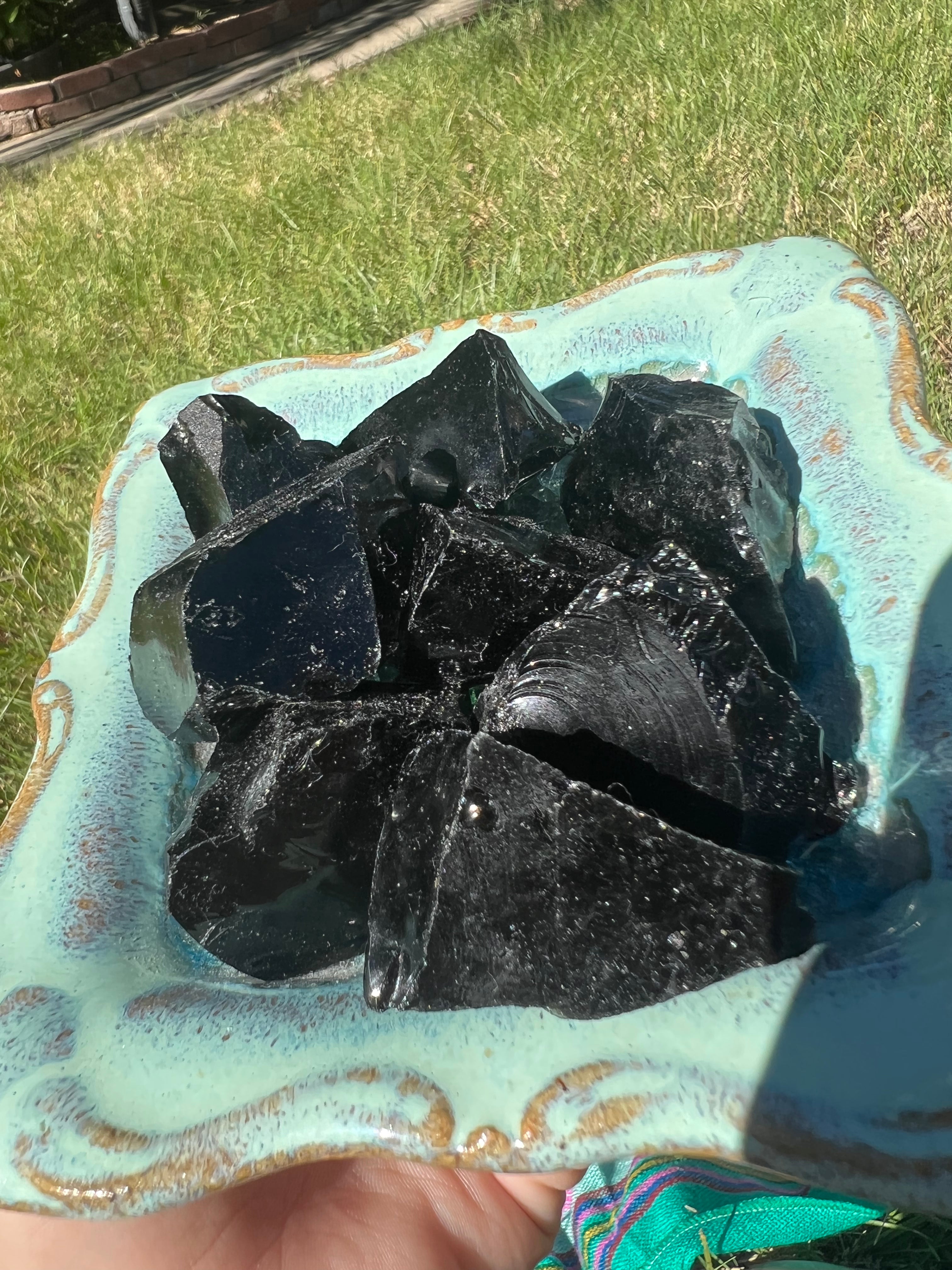 Black Obsidian Rough Stone