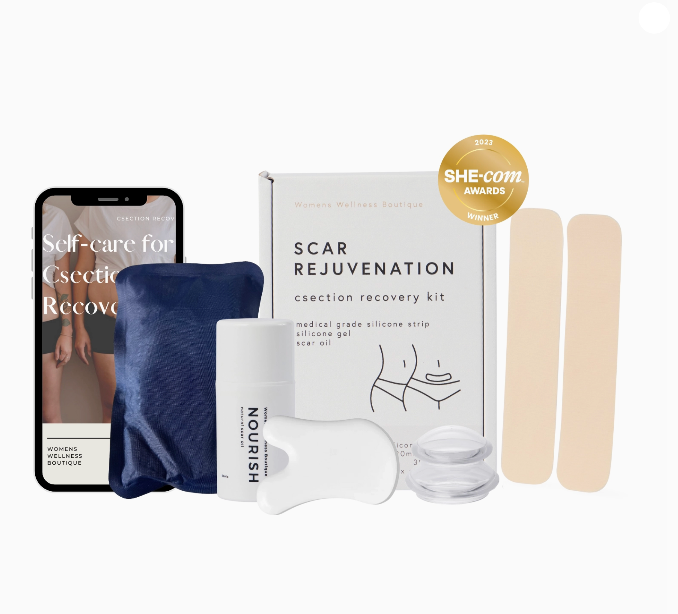 C-Section Healing & Recovery Kit, New Mom Gifts