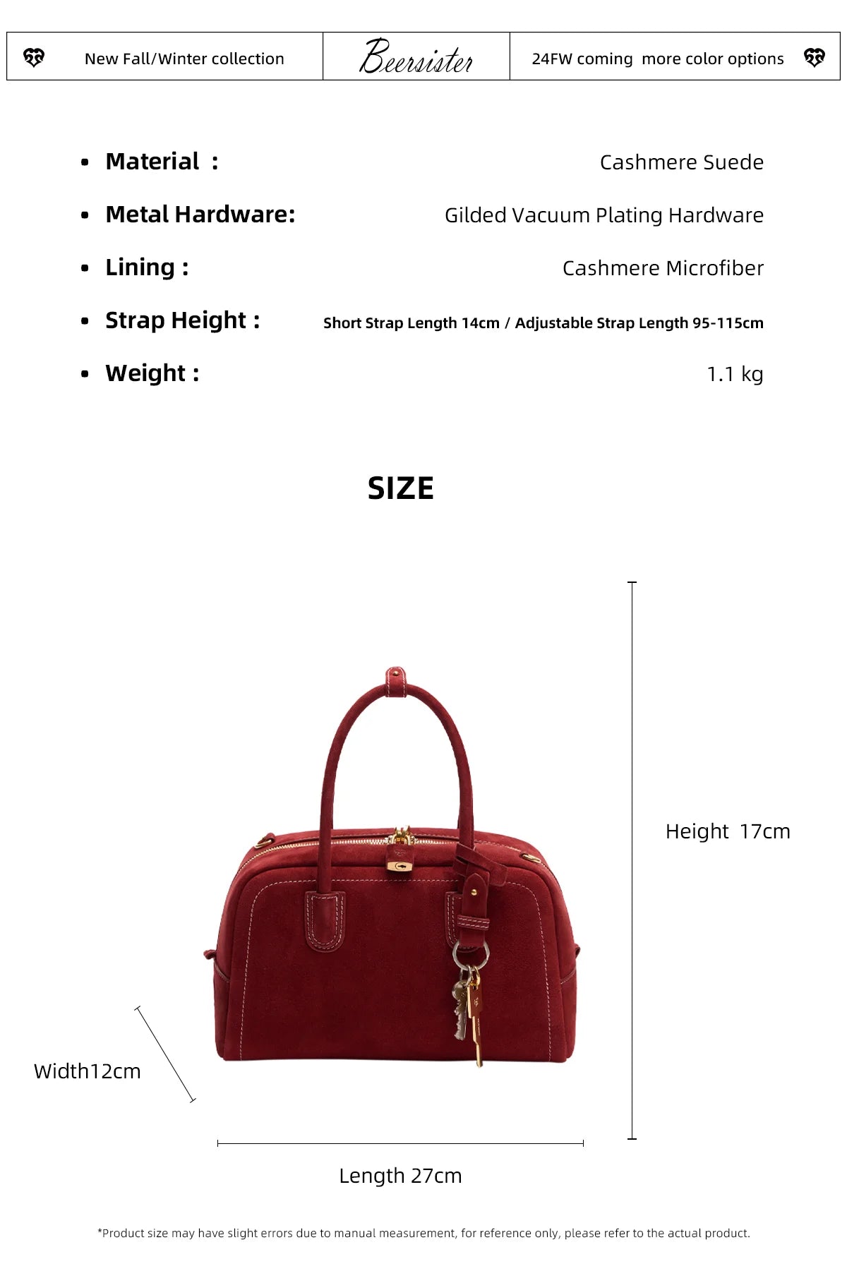 【NEUE】SUEDE BOSTON BAG Msize PBP - Suede Mini Bag (Cognac) | CISE