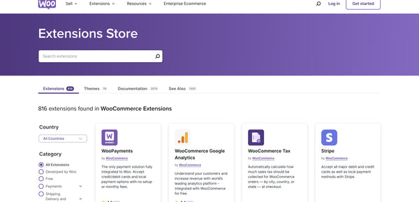 Extentions WooCommerce Cost