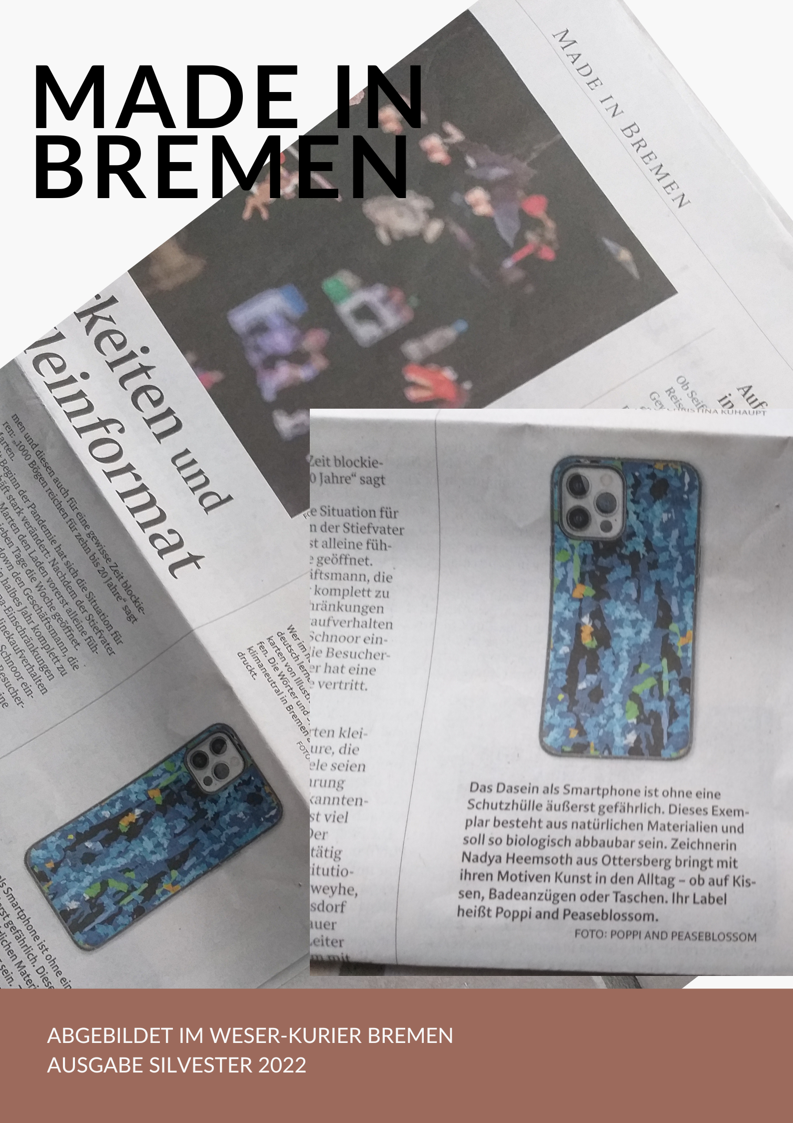 Weser-Kurier Artikel Made In Bremen Silvester 2022