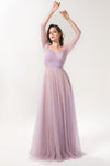 A-line Sweetheart Off the Shoulder Bridesmaid Dress
