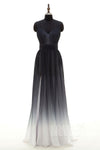 Floor Length Sleeveless Spaghetti Strap Chiffon Sheath Backless Sheath Dress/Bridesmaid Dress