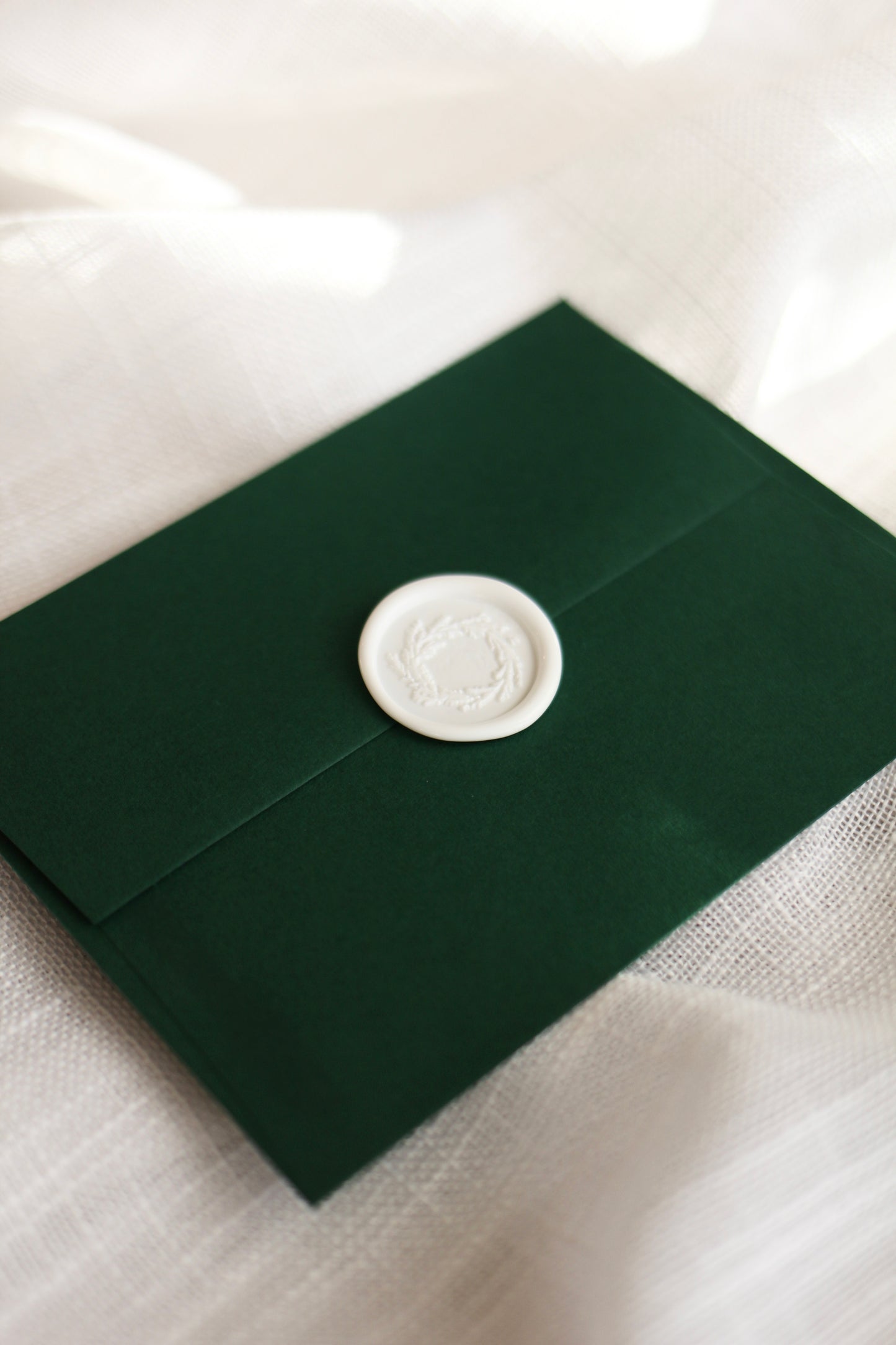 Winter White Wax Seals | Elegant handcrafted designs | Self-adhesive hand stamped wax seal stickers