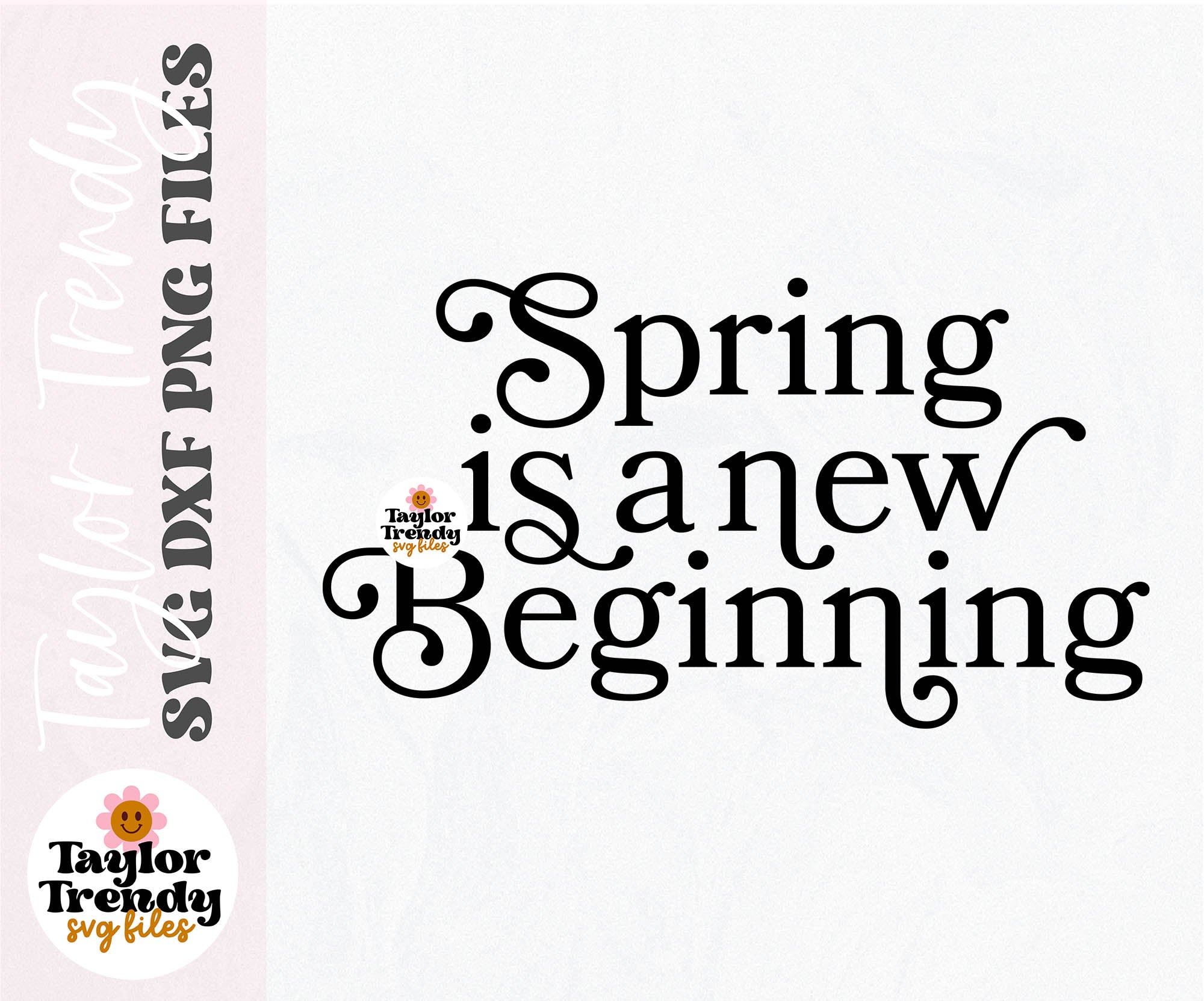 SPRING IS A NEW BEGINNING SVG