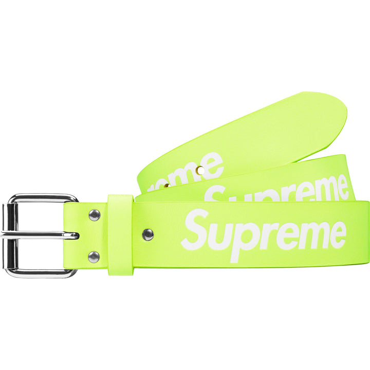 ダークブラウン 茶色 GW価格23SS supreme Repeat leather Belt RED