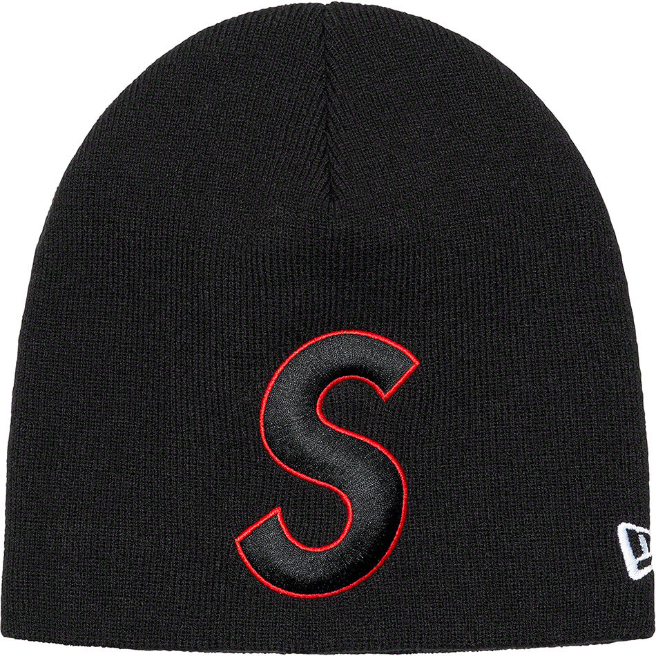 Supreme Sロゴ beanie Newera - ニットキャップ