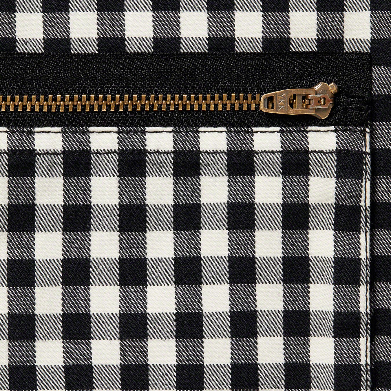 32 supreme gingham flight pant 黒