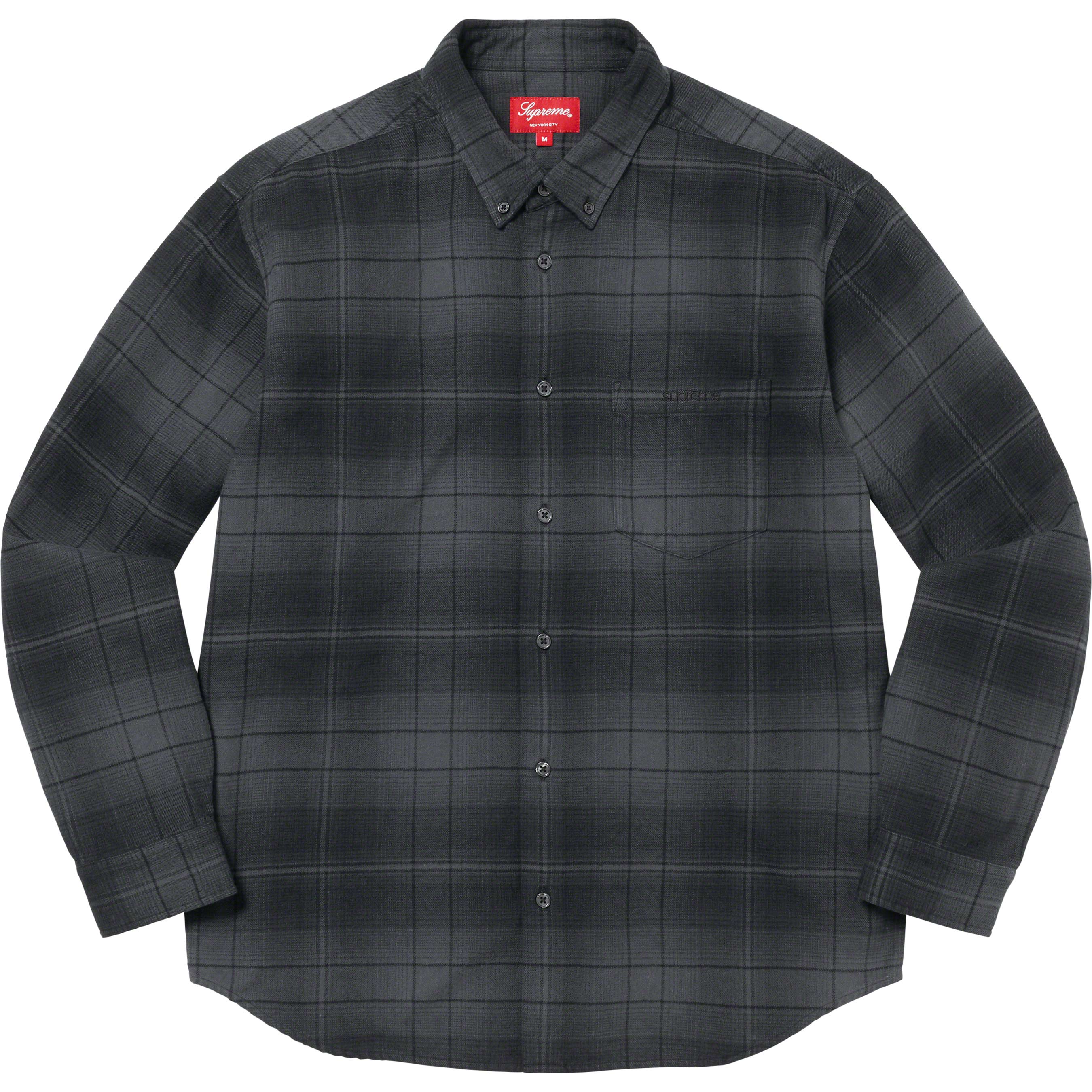 S 緑 Supreme Shadow Plaid Flannel Shirt | www.myglobaltax.com