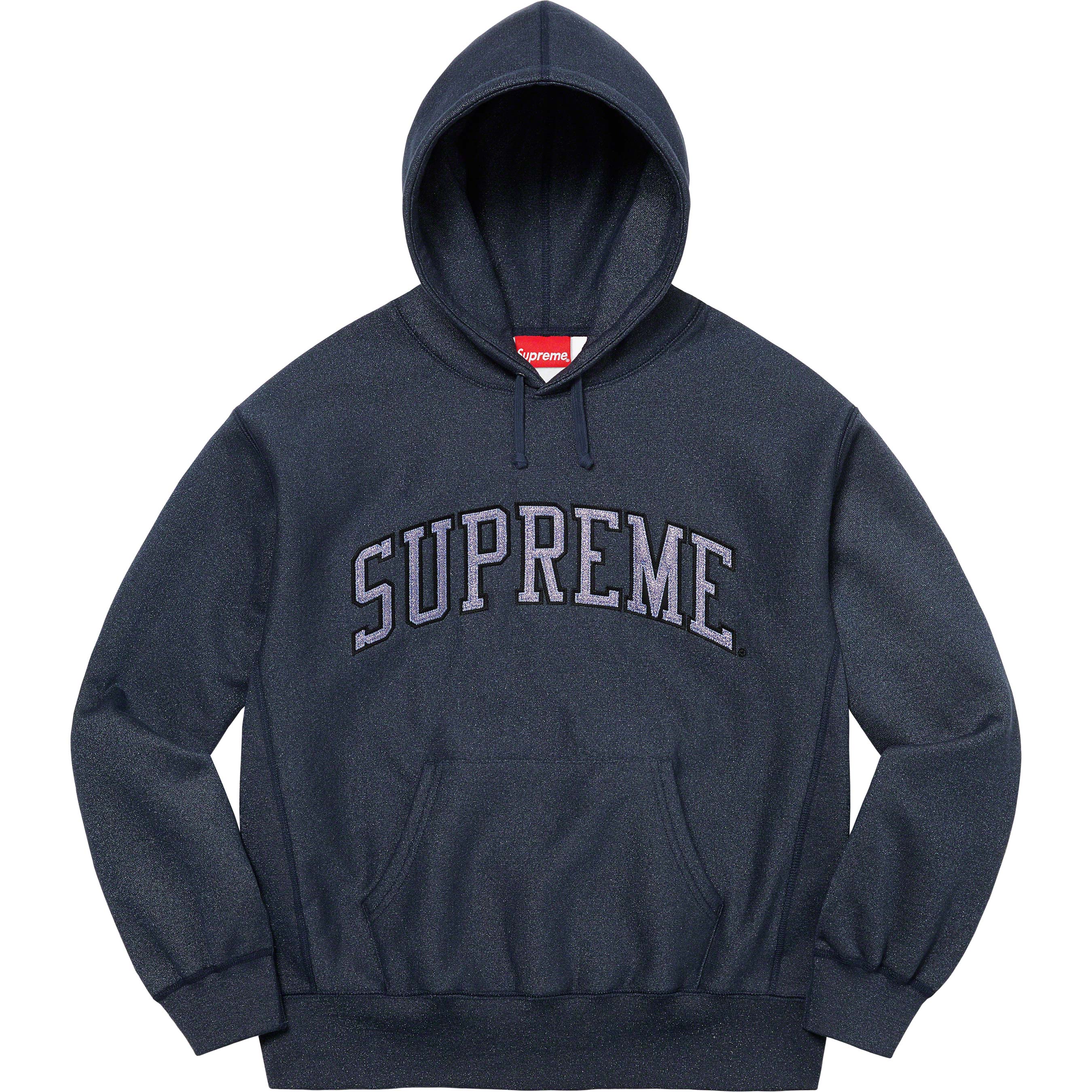 supreme Glitter Arc Hooded Sweatshirt supercreativa.com.mx