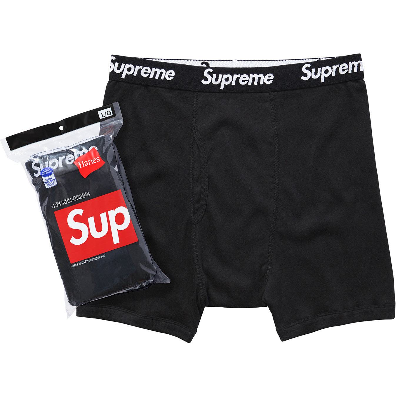 Supreme Hanes Boxer Briefs