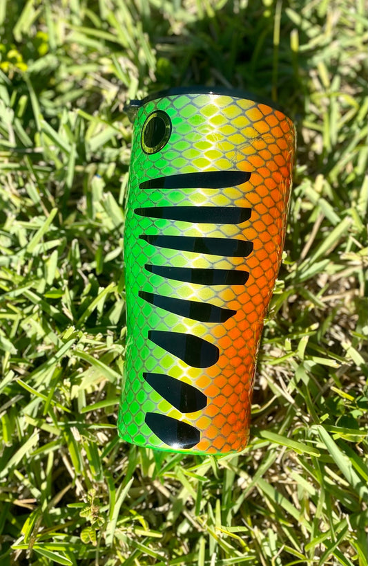 Fishing lure tumbler, custom tumbler, stainless steel tumbler, mens  tumbler, fishing tumbler, custom cup, fish tumbler, for dad, fathers day