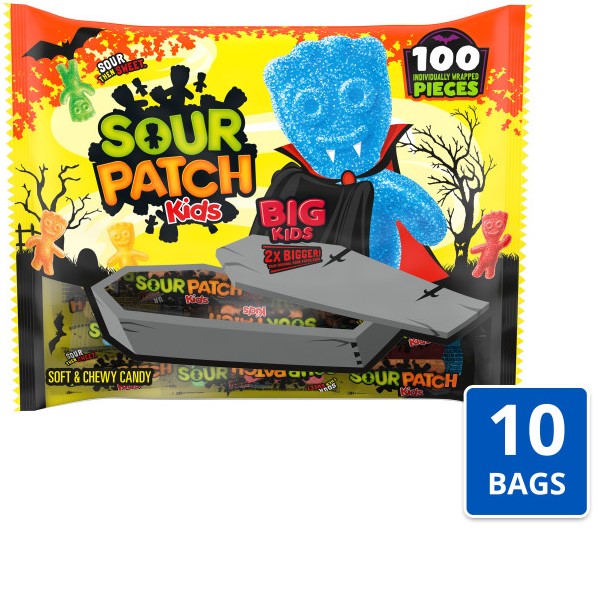 RDSNCN21333 - 10/19 OZ SOUR PATCH KIDS BIG BAG 100PC #008590 #704620085900
#10070462008590