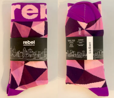 Chaussettes et étiquette de Rebel Fashion