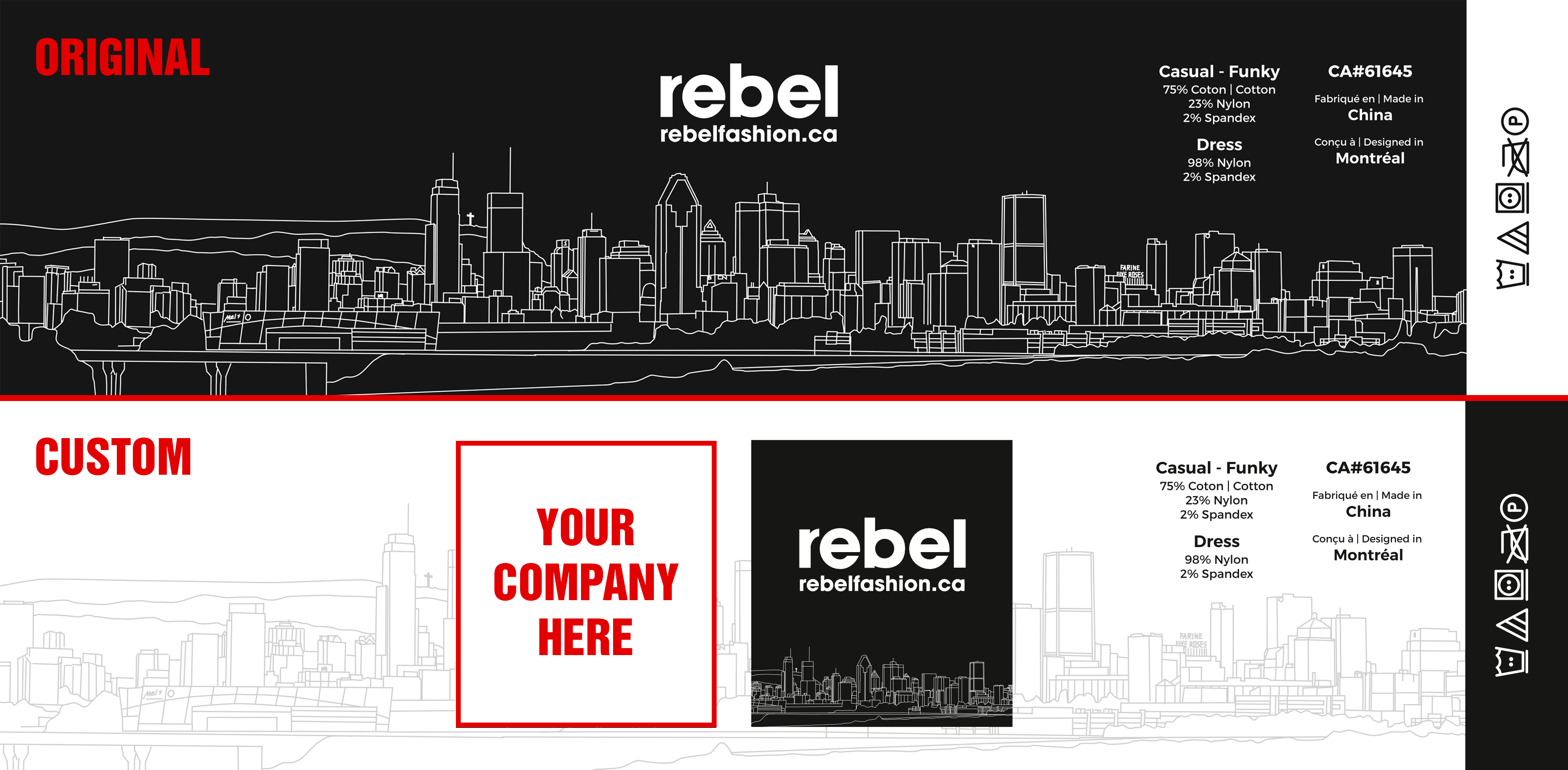 Rebel Fashion Custom Label