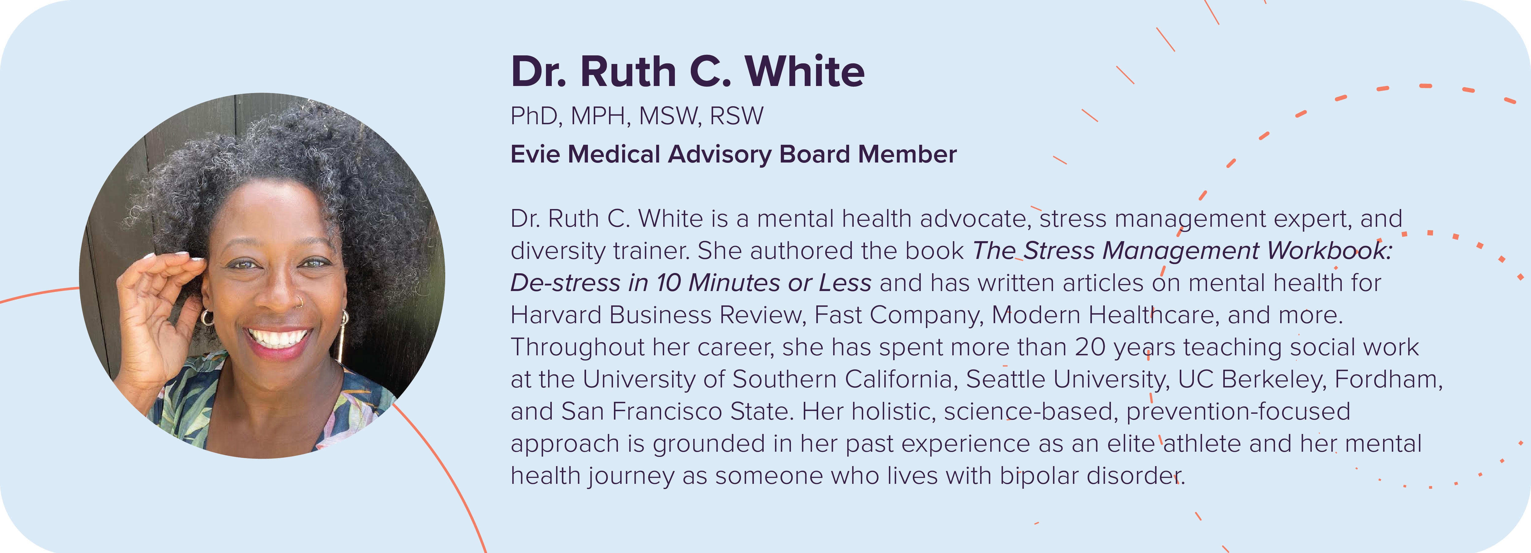 Dr. Ruth White bio