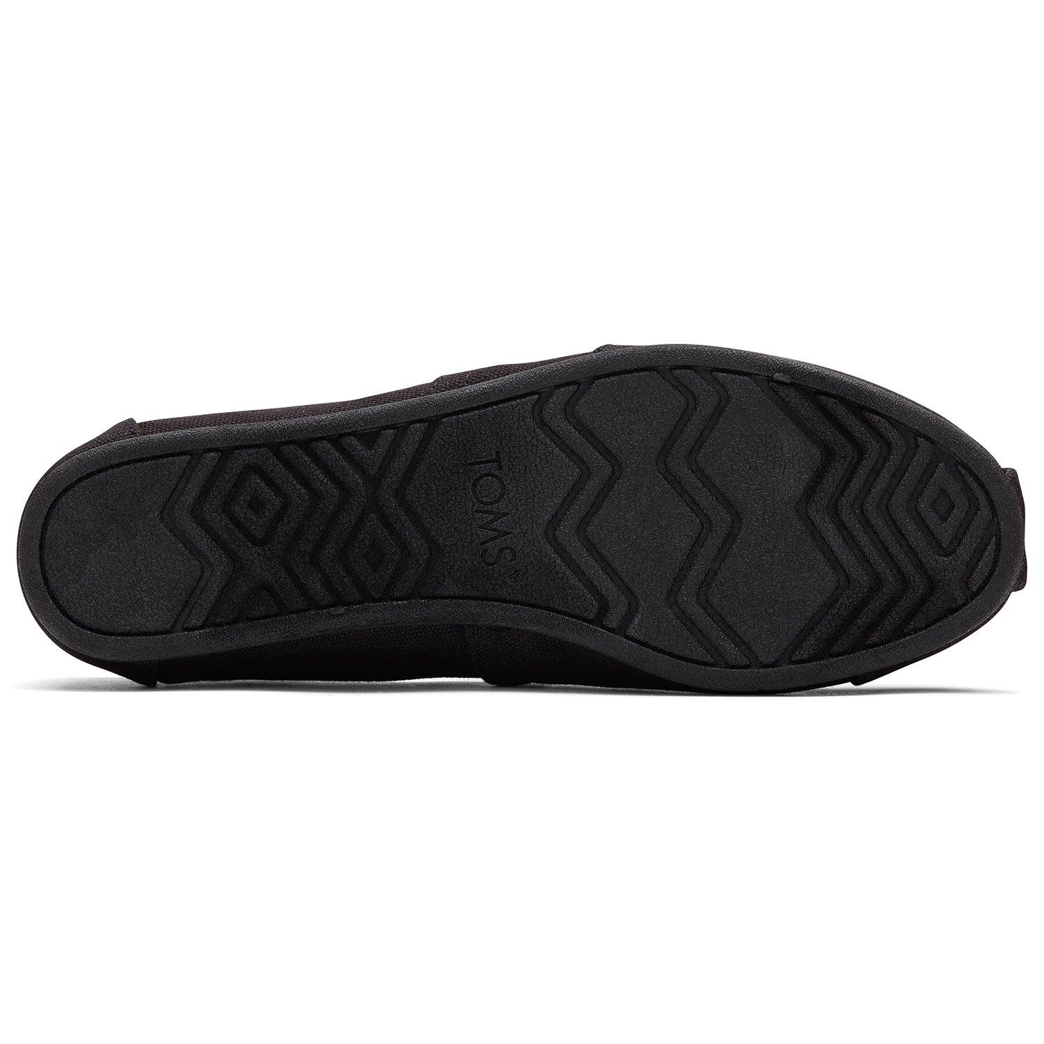 Women's TOMS Recycled Cotton All Black Slip Ons