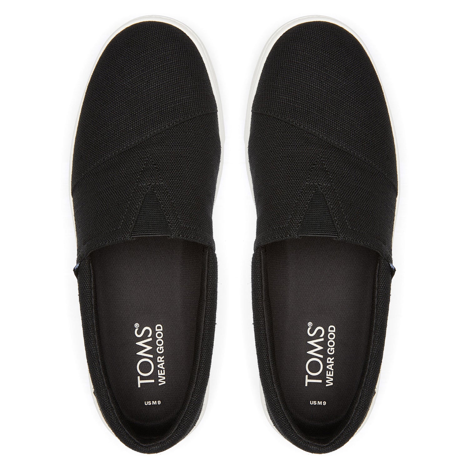 Men's Toms 10020941 Trvl Lite Black Slip On Sneaker Men