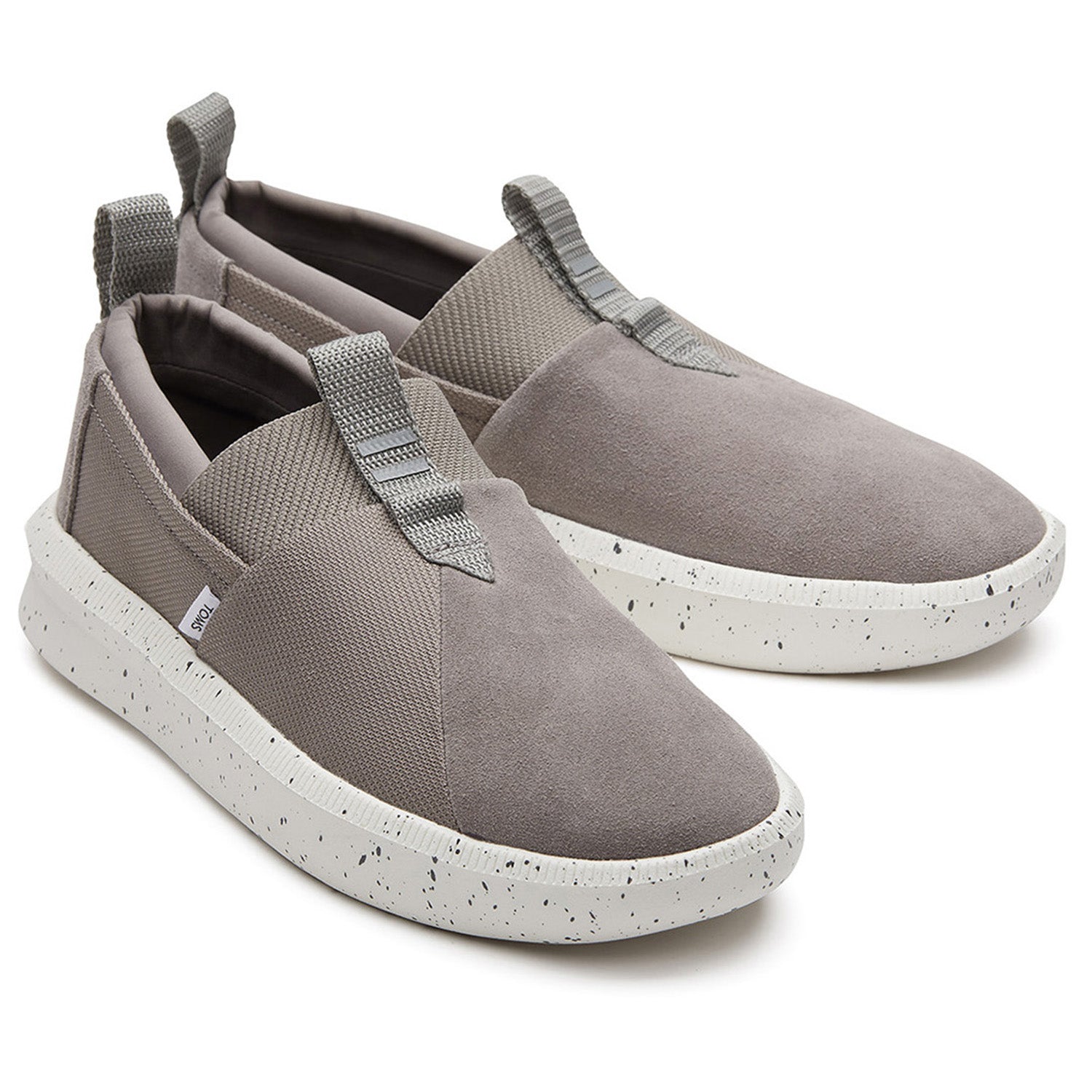 Men's Grey Rover Trainers Slip On