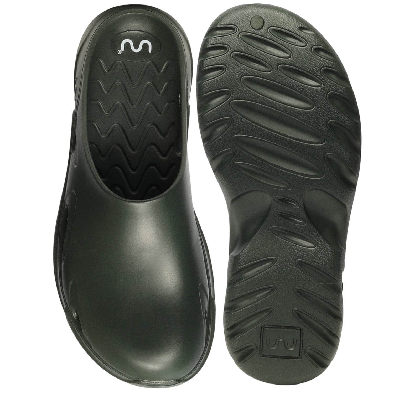 Doubleu 8156 Olive Men Clogs