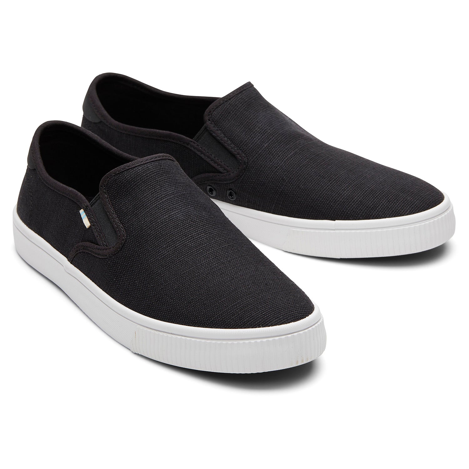 Men's Baja Black Heritage Canvas Men Shoes Slip On