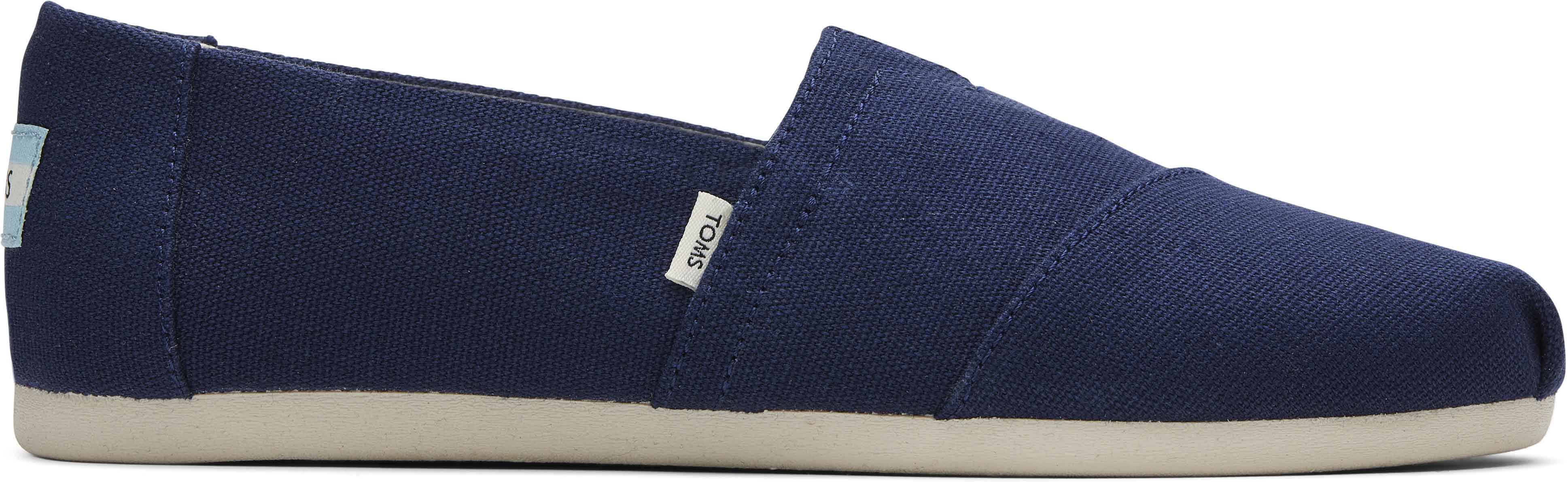 Women's Alpargata Navy Canvas Slip On