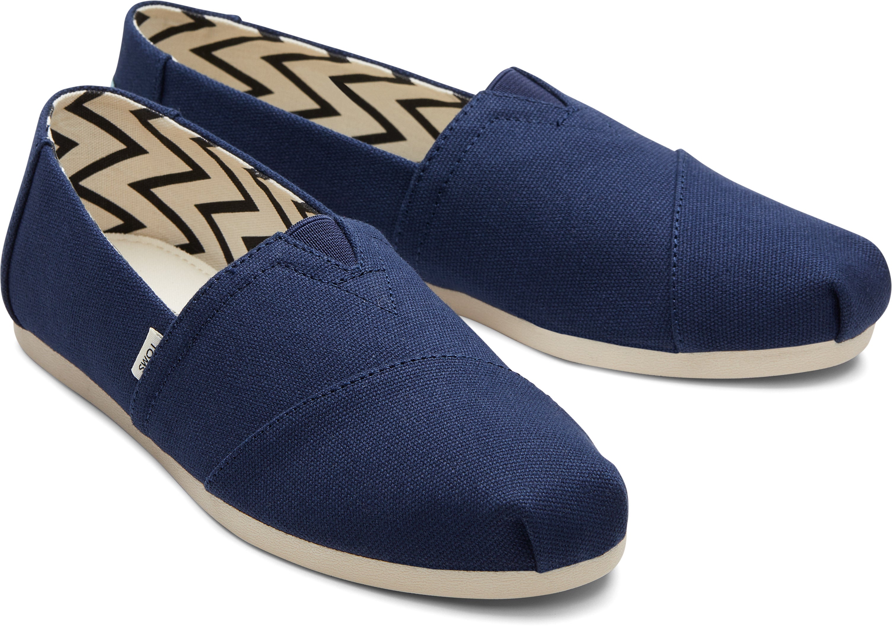 Women's Alpargata Navy Canvas Slip On