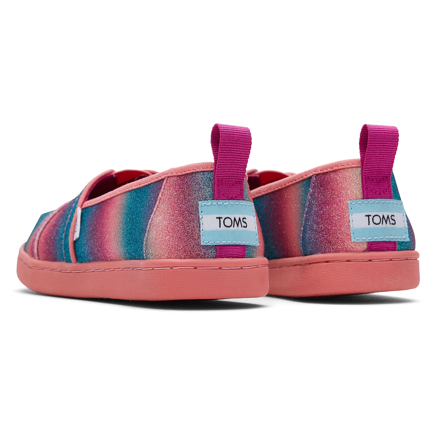 Kids' Alpargata Fuchsia Gradient Glitter Youth slip On