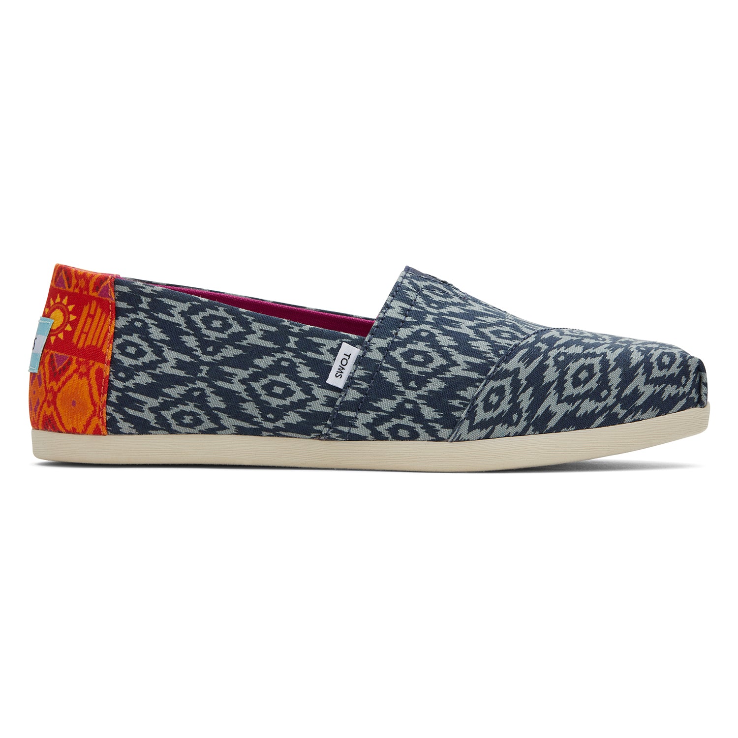 Women's Alpargata Cloudbound Diamonds Ikat Print Women Slip On