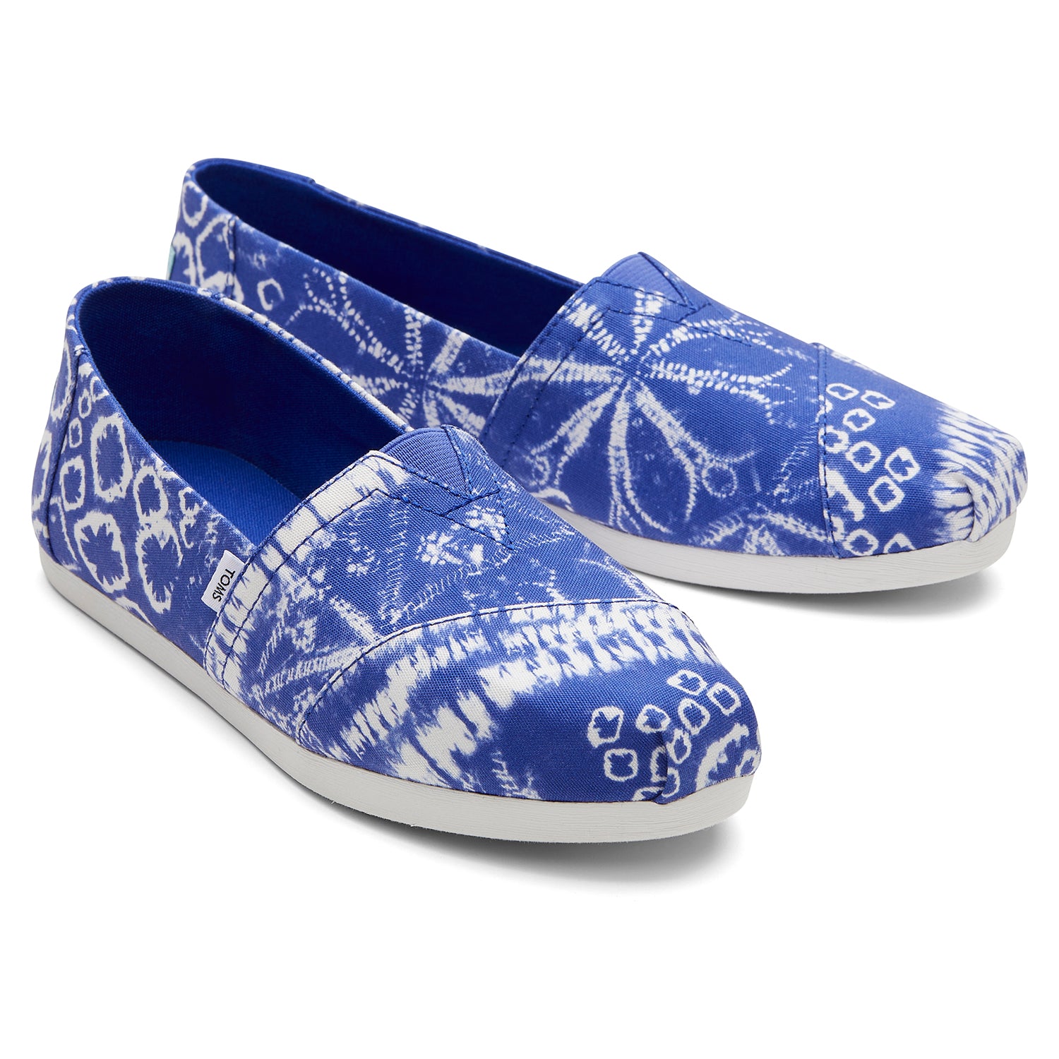 Women's Alpargata Cloudbound Ultramarine Patchwork Batik Print Women Slip On