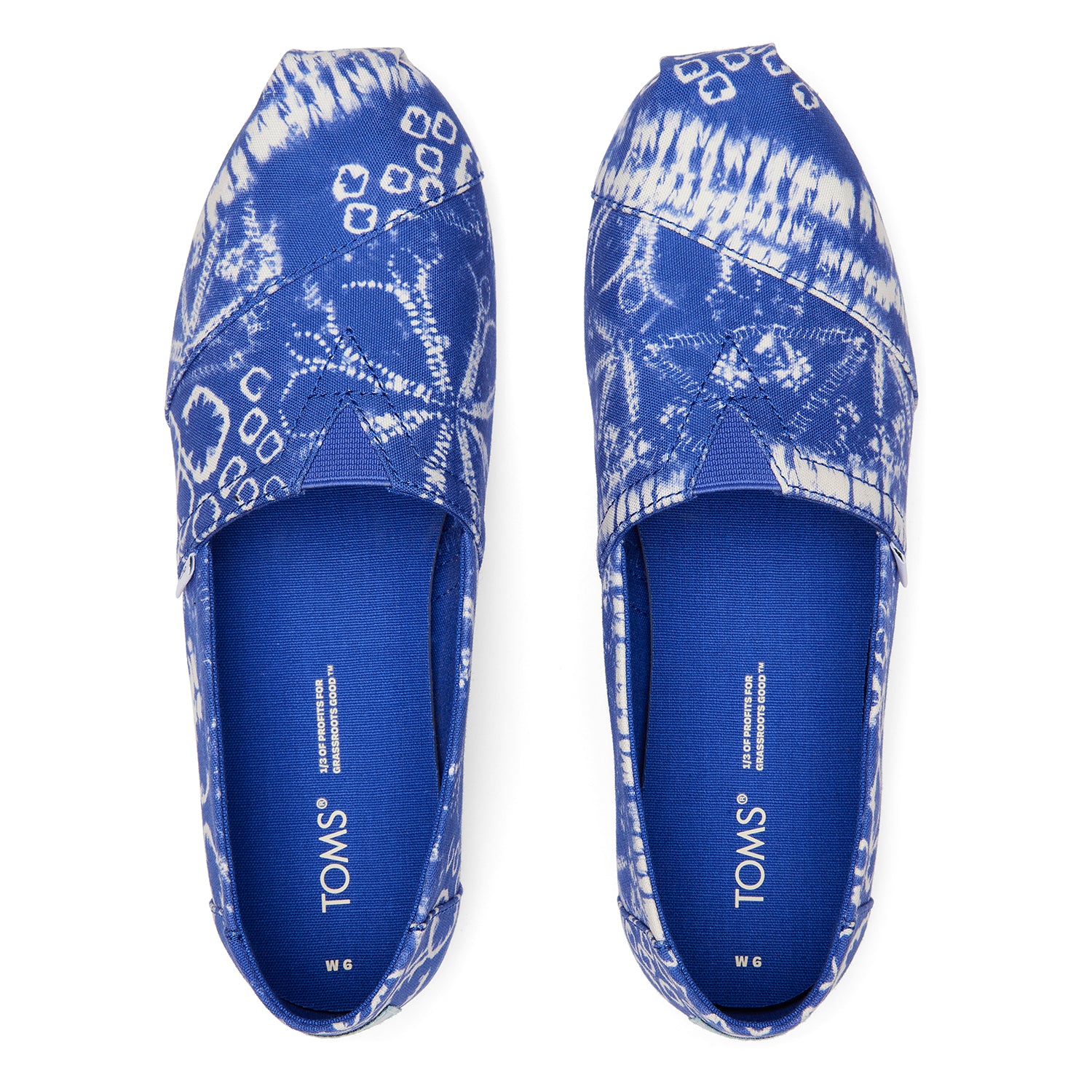 Women's Alpargata Cloudbound Ultramarine Patchwork Batik Print Women Slip On