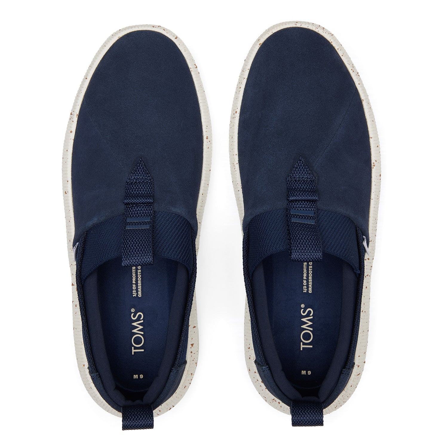 Men's Alpargata Rover Water Resistant Navy Suede Ballistic Nylon Men Slip On