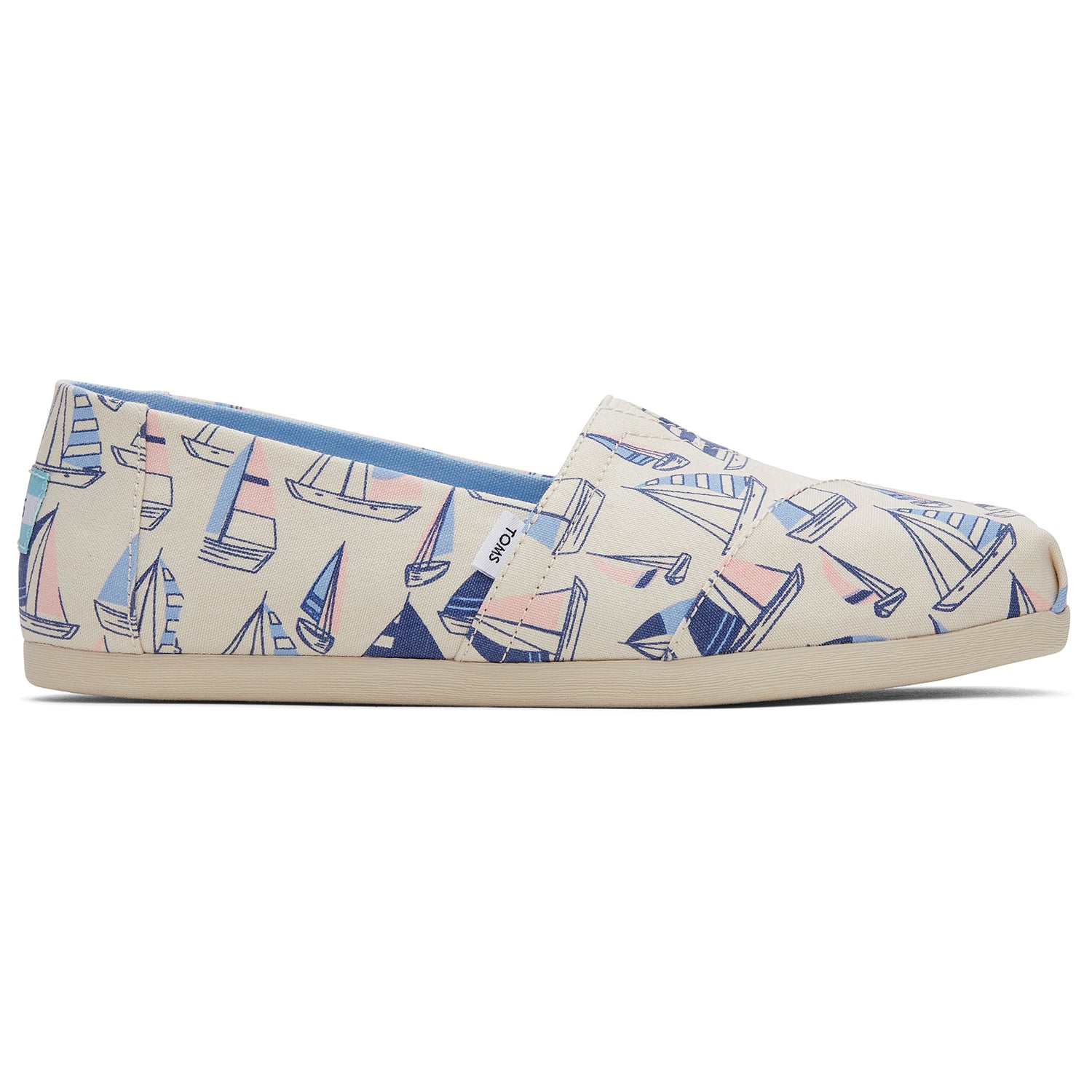 Women's Alpargata Cloudbound Sailboats Print Women Slip On