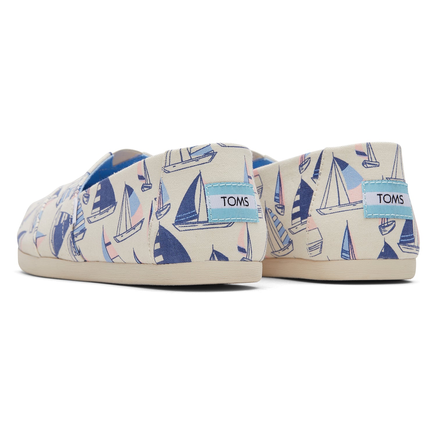 Women's Alpargata Cloudbound Sailboats Print Women Slip On