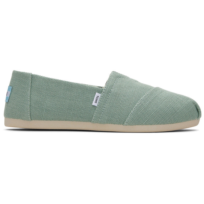 Women's Light Green Heritage Canvas Slip On