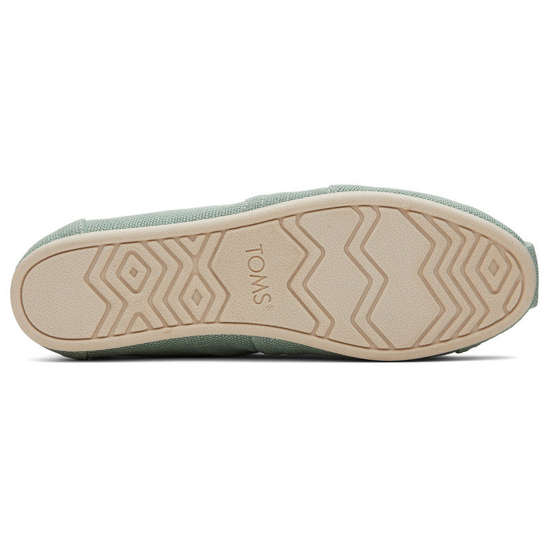 Women's Light Green Heritage Canvas Slip On