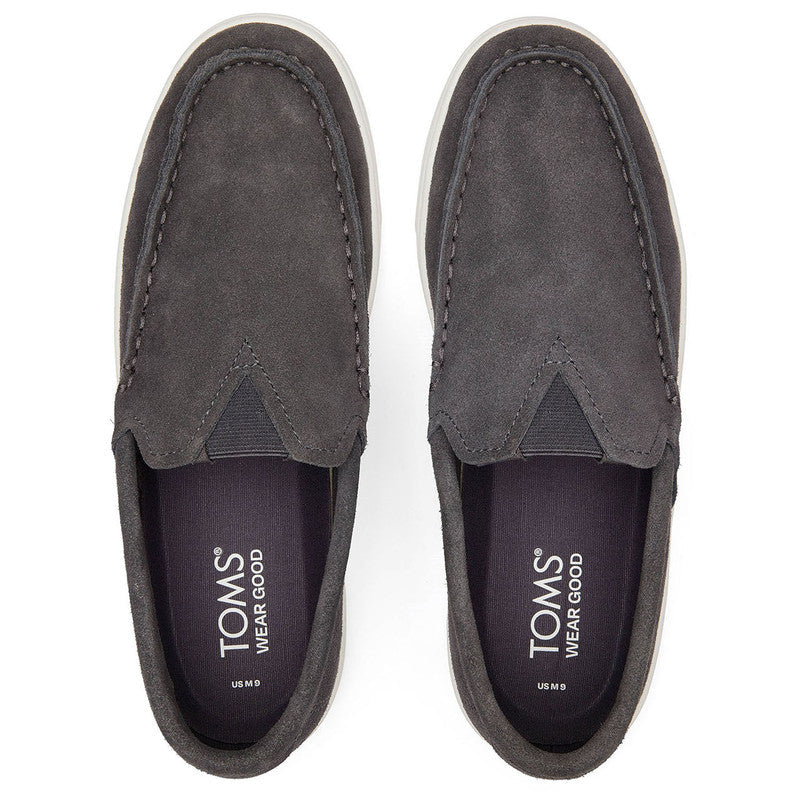 Men's Trvl Lite Suede Dark Grey Loafers