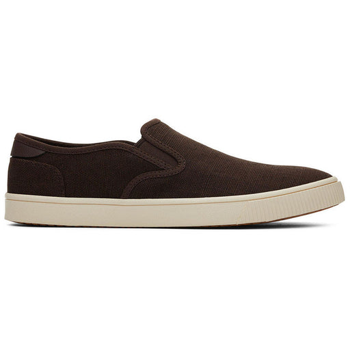 Drizzle Grey Heritage Canvas Mens Baja Slip-Ons Topanga Collection | TOMS