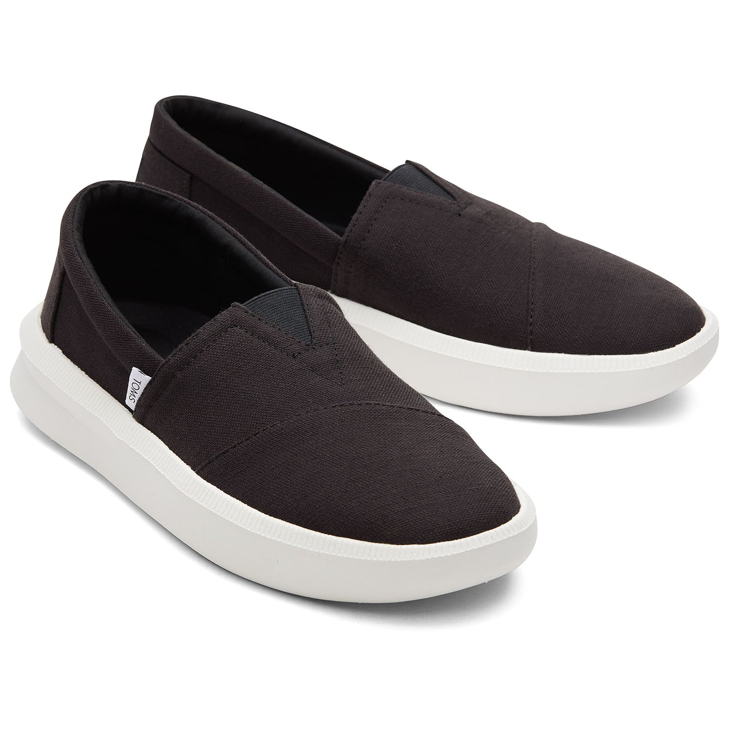 Men's Rover Ortholite Sneakers Black For Men Slip On