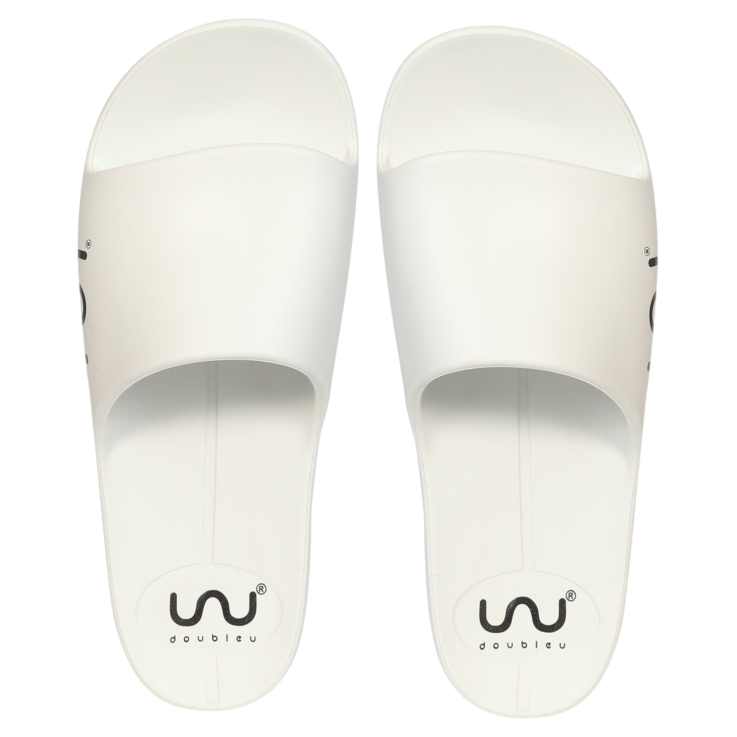 Doubleu Women Regular White sliders