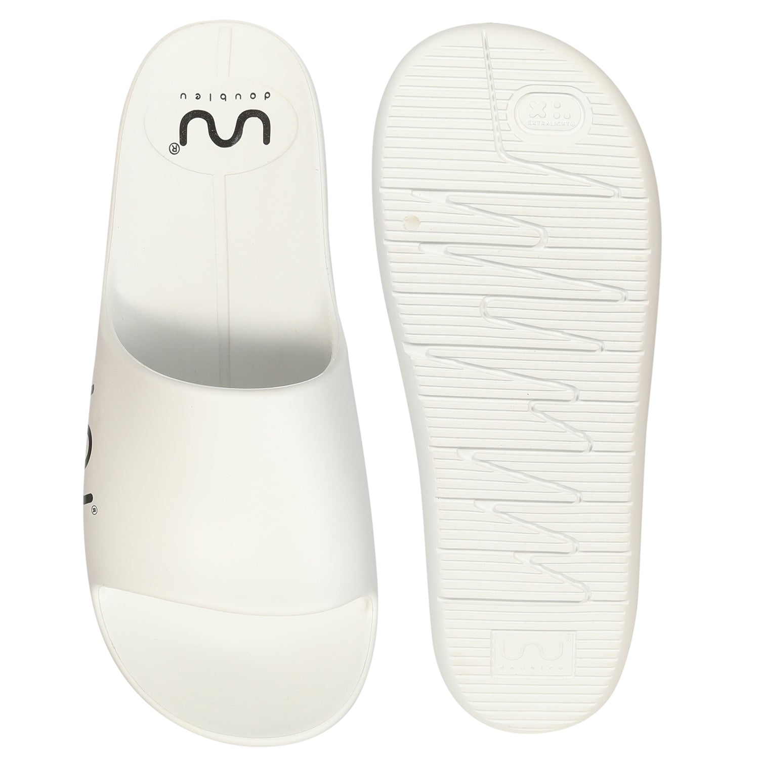 Doubleu Women Regular White sliders