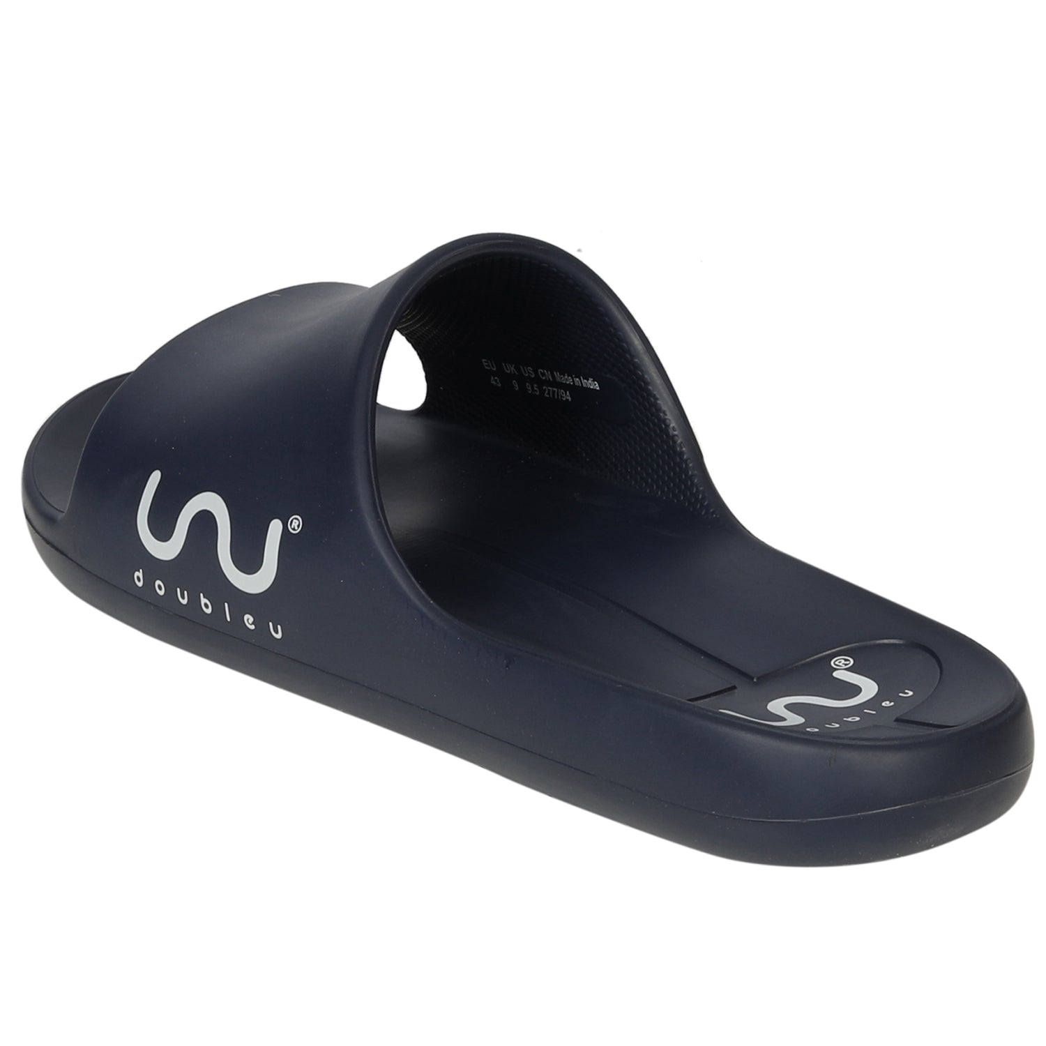 Doubleu Men Regular Navy Blue Flip Flops