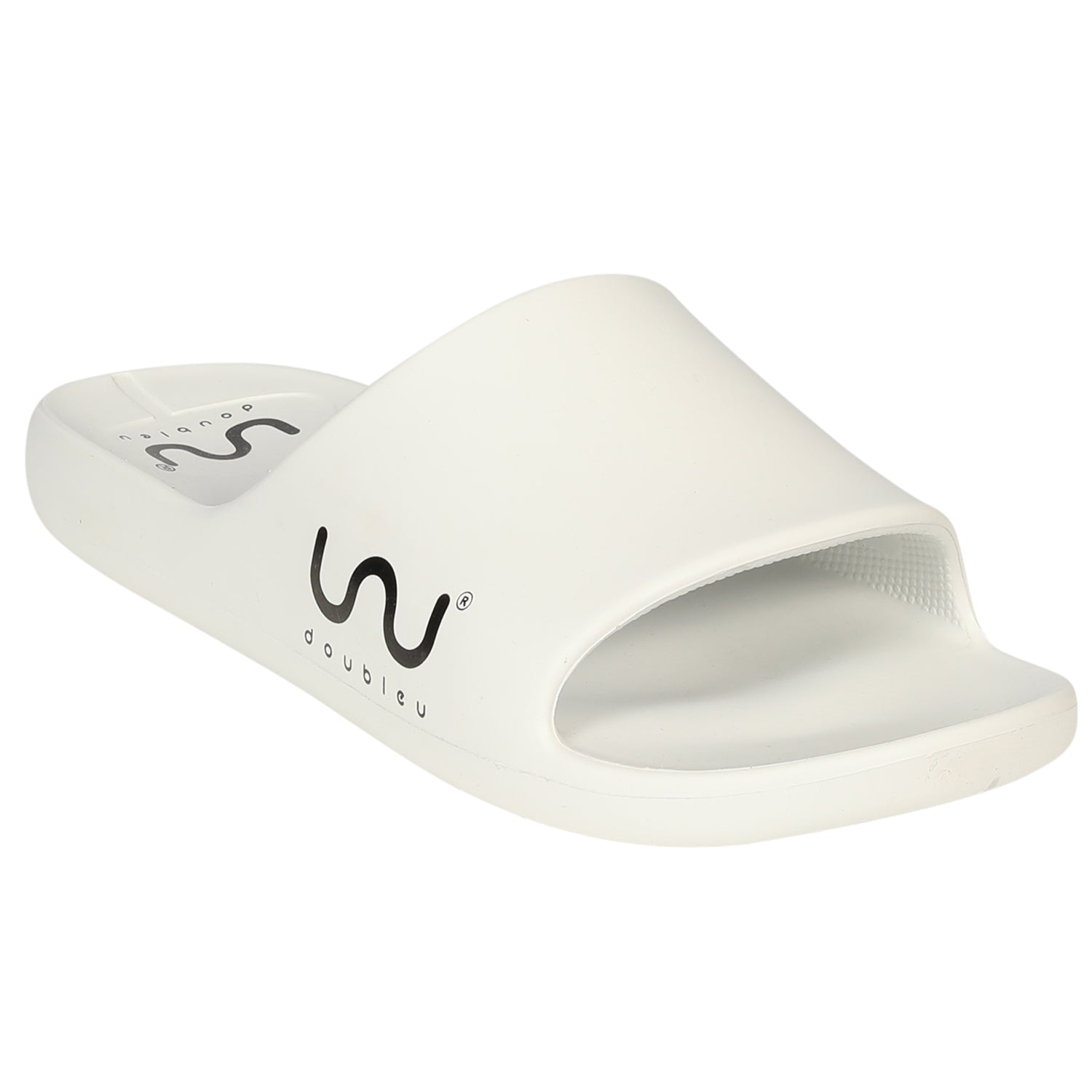 Doubleu Men Regular White Flip Flops