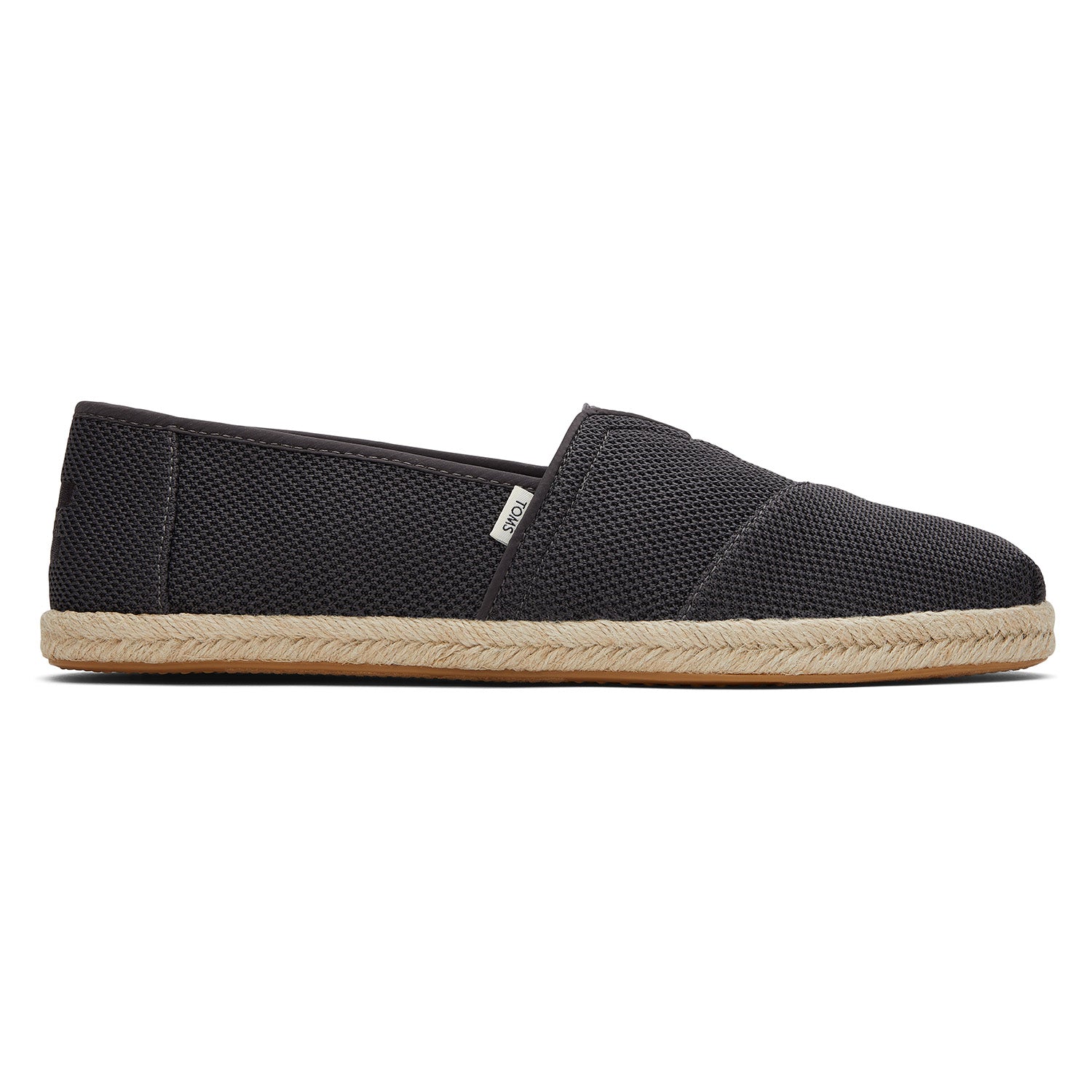 Men's Black Repreve Knit Espadrilles Slip On