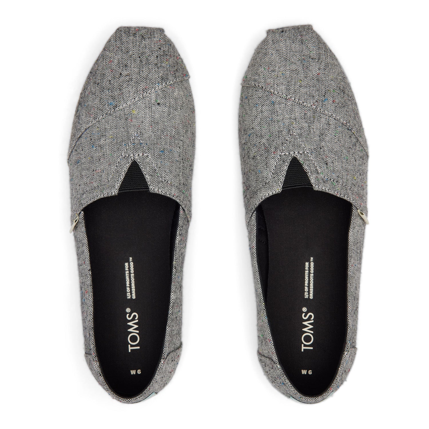 Women's Lightweight Grey Casual Shoes Slip On