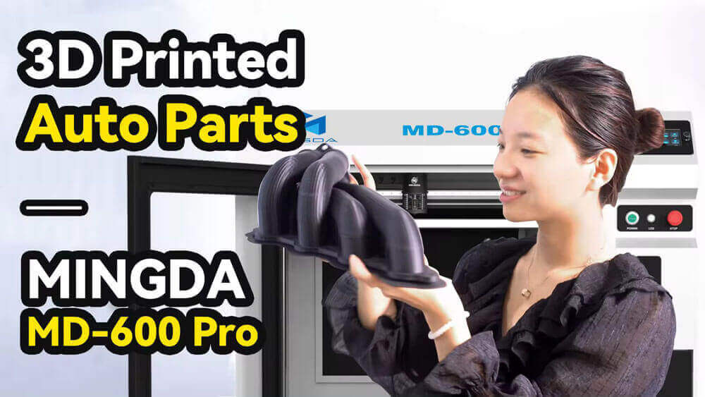 Mingda MD 600 MD-600 Pro Large Format 3D Printer Professional Large Scale Industrial 3D Printer Build Volume Big Print Size 600x600x600mm