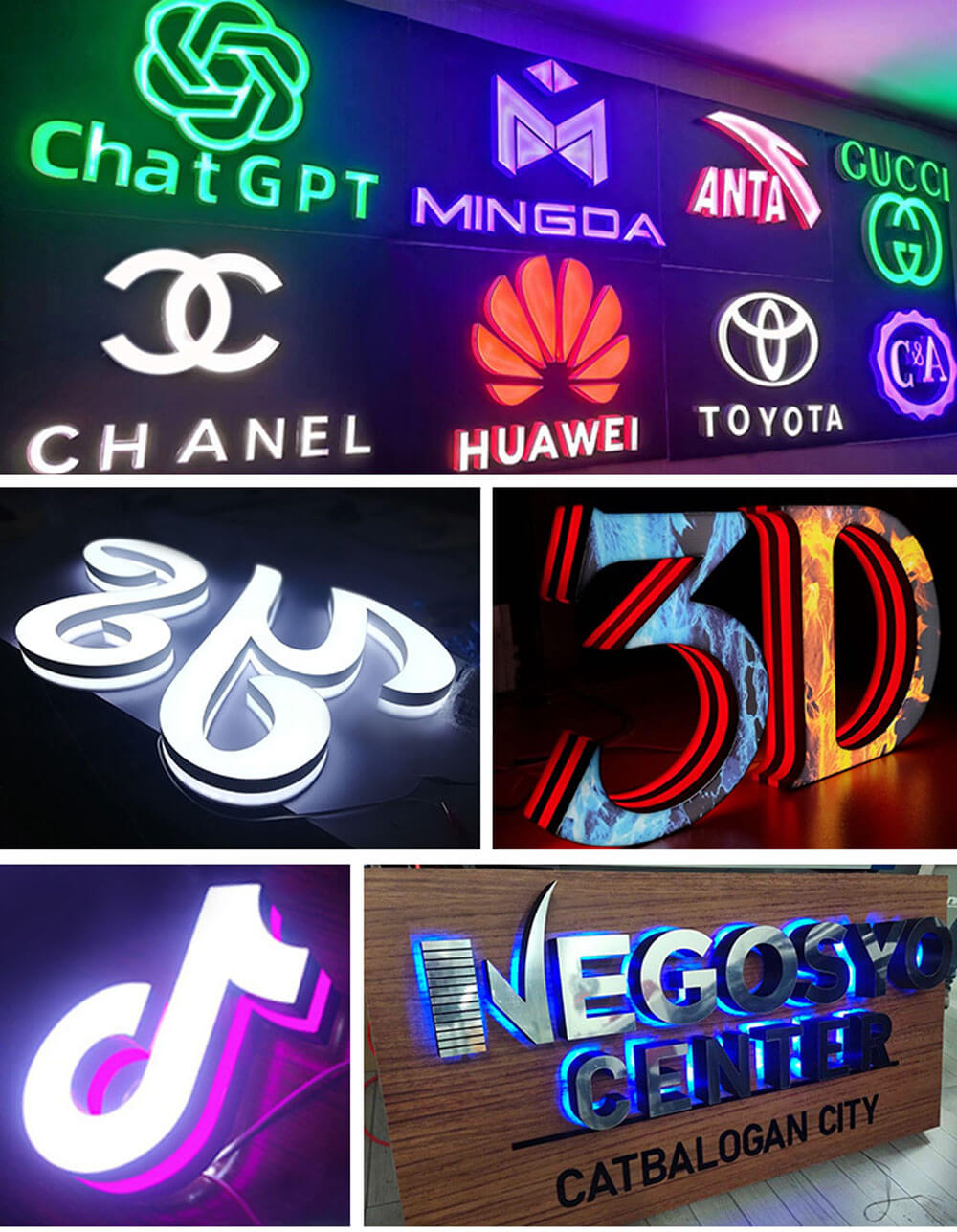 Mingda MD-A128 Channel Letter 3D Printer 3D Industrial Printer Printed Signs Luminous Characters Large Scale 3D Printing 800x1200x100mm